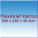 Maxibrief Karton 350x250x50mm